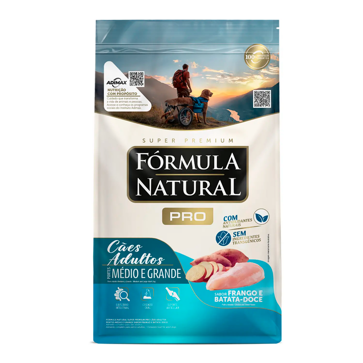 Ração Fórmula Natural Pró Cães Adultos Porte Médio e Grande 15kg
